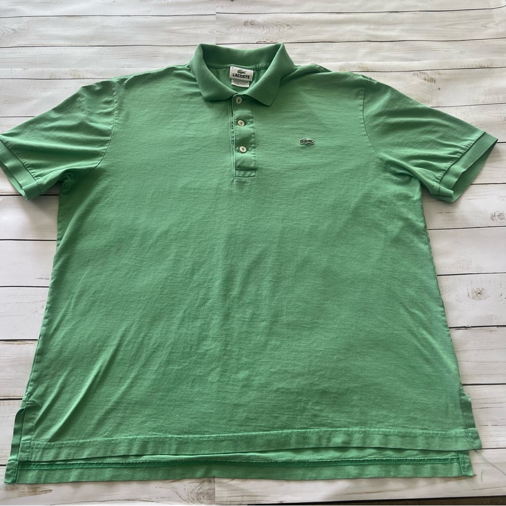 Lacoste Men’s Polo Sz L - 5 Kelly Green